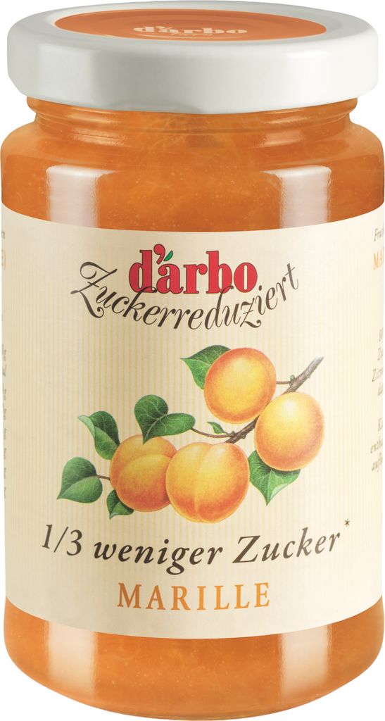 Darbo Fruchtaufstrich Marille zuckerreduziert 250 g Produktbild 
