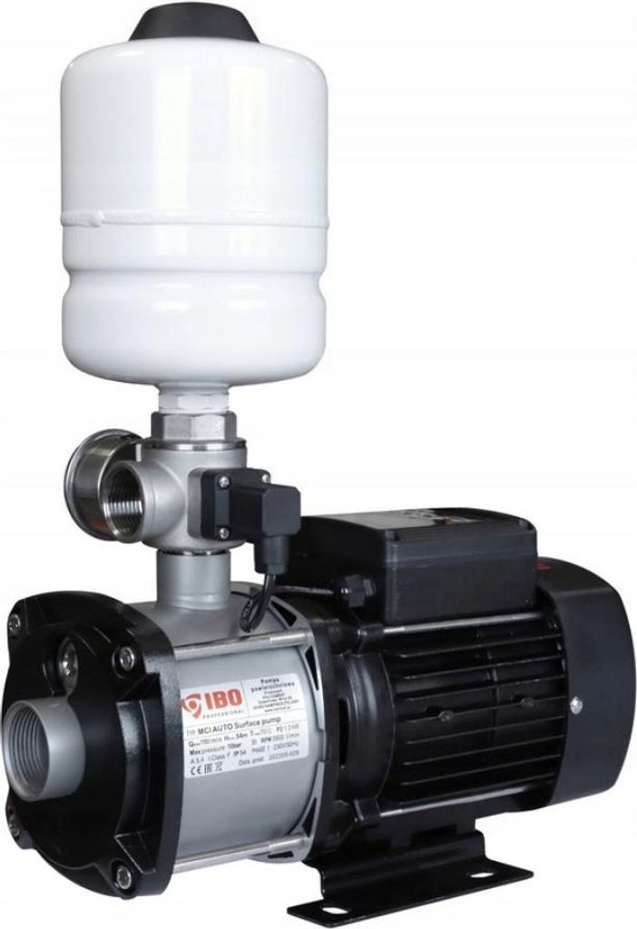 IBO | Druckpumpe MCI 4 Auto - Edelstahl - 1200 W - Automatisiert - Hohe Effizienz - Kompakt