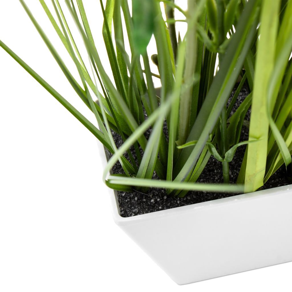 pflanztopf kunststoff mit wasserspeicher XL PFLANZKASTEN mit Wasserspeicher Rattan (breite Version) Farbe: Anth –  Kreher Technik main image 0