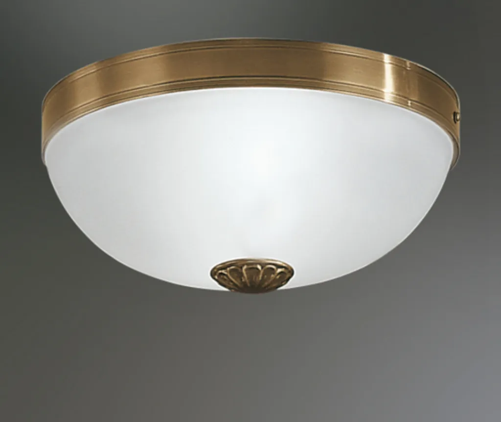 Plafonnier double E27 Imperial blanc bruni 31cm pour éclairage doux - 8