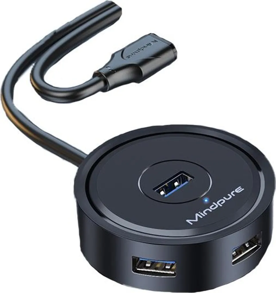 Multiporta USB 3.0 INF | 4 Ingressi | Cavo 30cm Rame per Smart Working