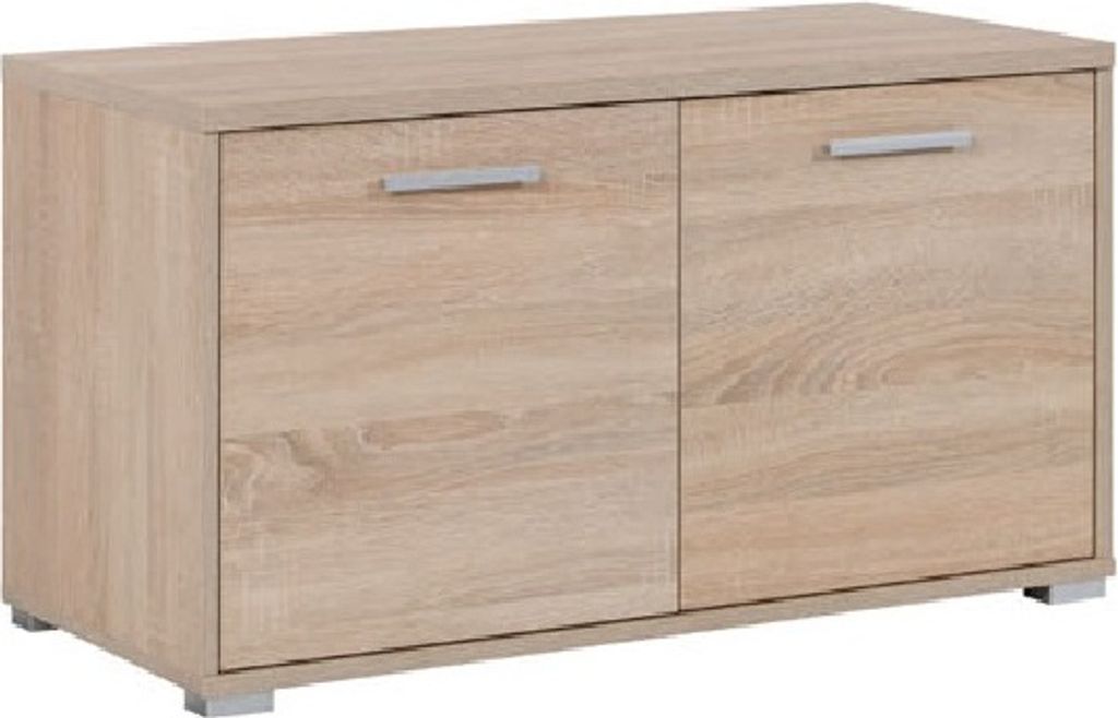 Schuhschrank mit Fächern und Türen ORONOCO - Sonoma-Eiche