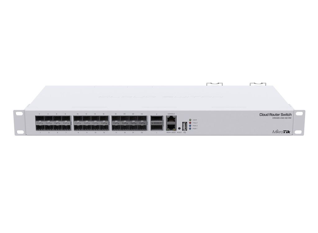 Mikrotik CRS326-24S+2Q+RM 25p Managed Fast/10G Switch