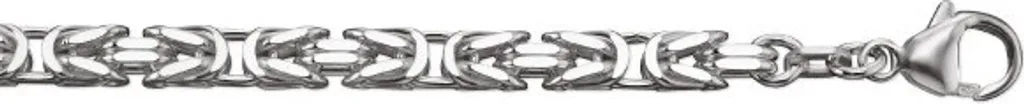Gioielleria Uomo: Bracciale King in Argento 925 4,3mm - Misura 21cm