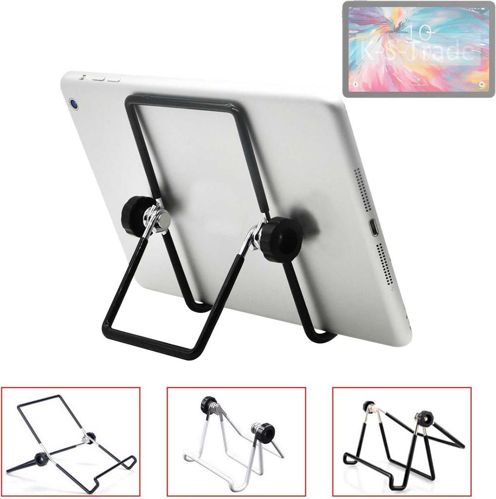 K-S-Trade Tablet-Ständer Tablet-Halterung Tablet-Aufsteller kompatibel mit TCL Tab 10 NXTPAPER 5G faltbarer Tischständer Tablet Halterung