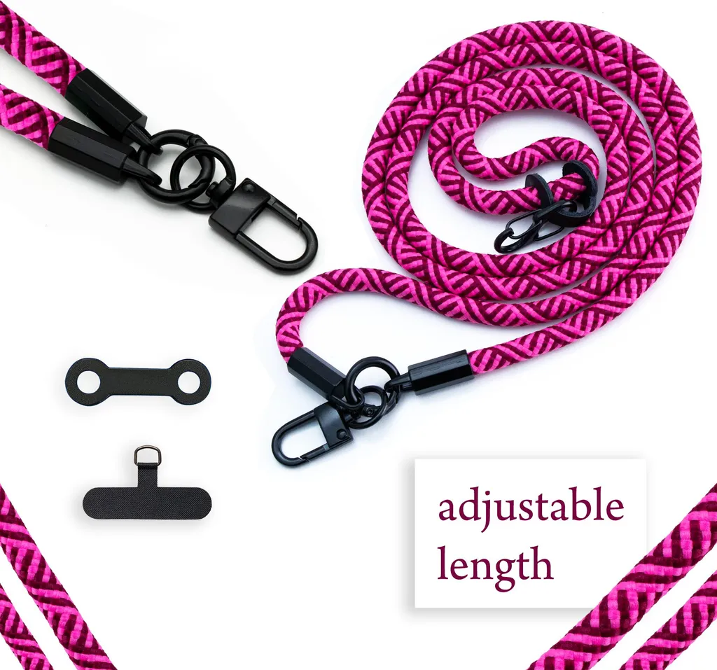 Cadorabo Catena Portacellulare Rosa per Huawei Y625 | Cover con Laccio - 5