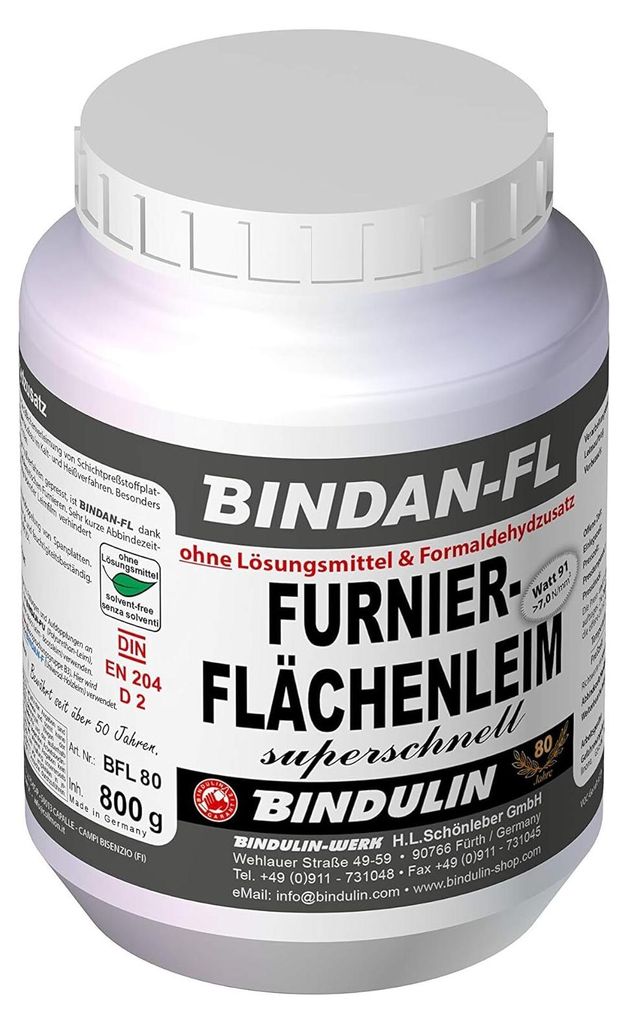 Bindan-FL Flächenleim inkl. 1 Leimspachtel und Pinsel (800 Produktbild 