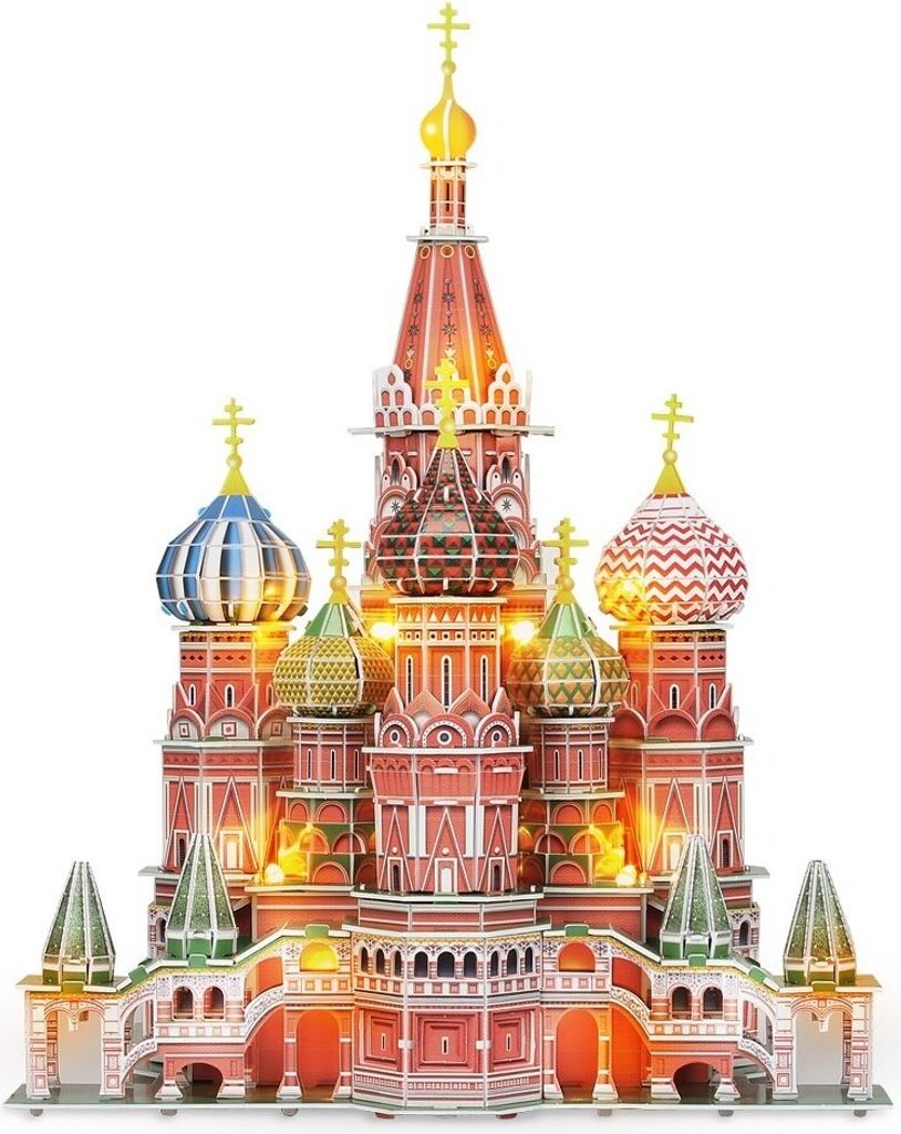 Puzzle 3D della Cattedrale di San Basilio - 224 pezzi Immagine del prodotto 