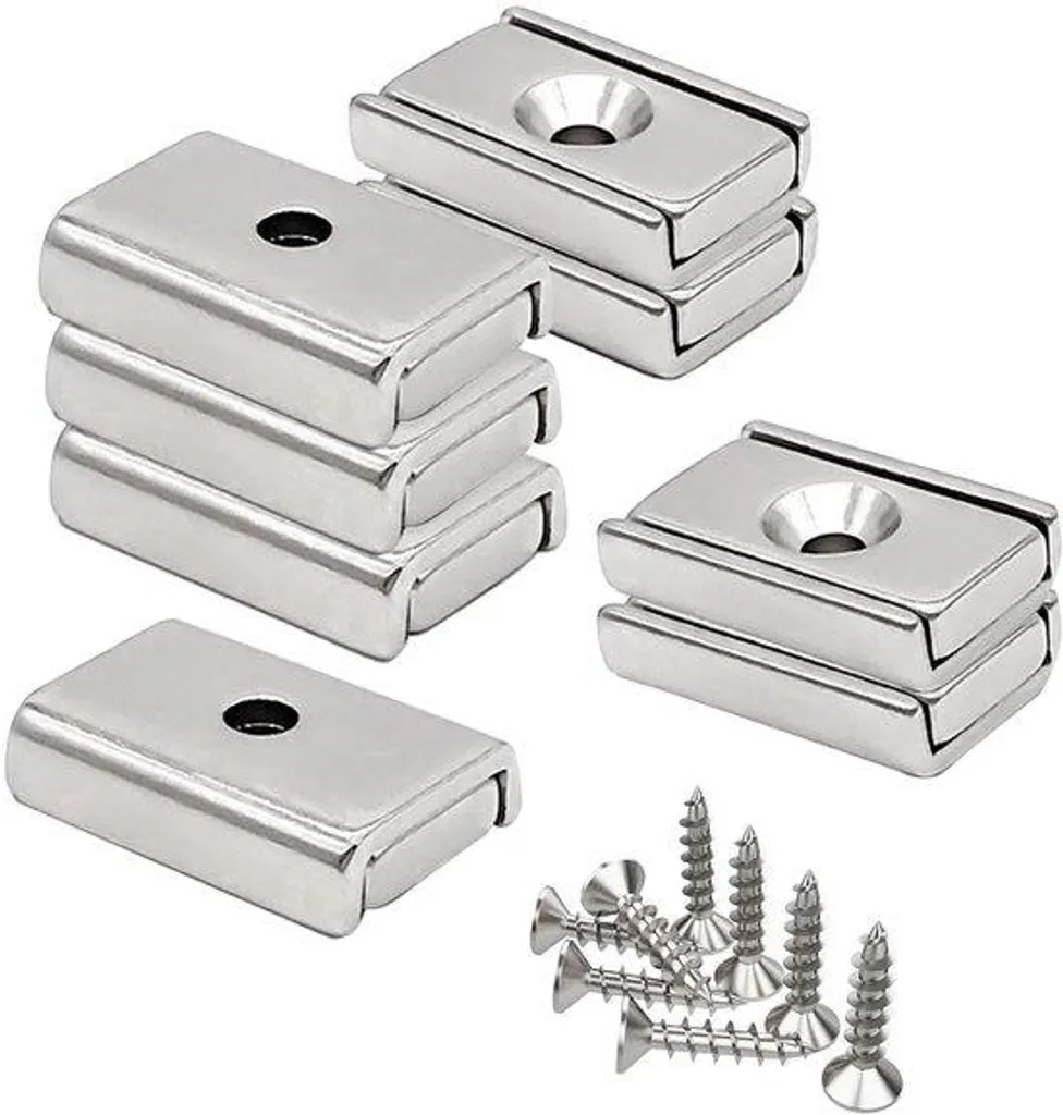 Aimants néodyme rectangulaires 30x13,5x5 mm pour tableau blanc x10