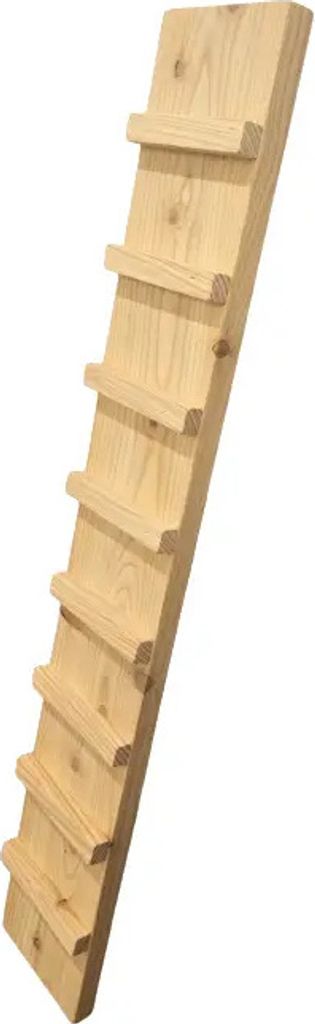 Ruhti - Hühnerleiter - Kaninchen Leiter - Kleintier - Holzrampe - Treppe, 80 cm lang