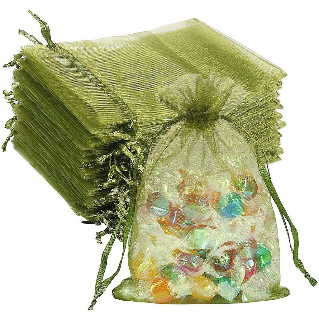 100 ks organzových sáčků (15 x 20 cm), organzové dárkové Obrázek produktu 