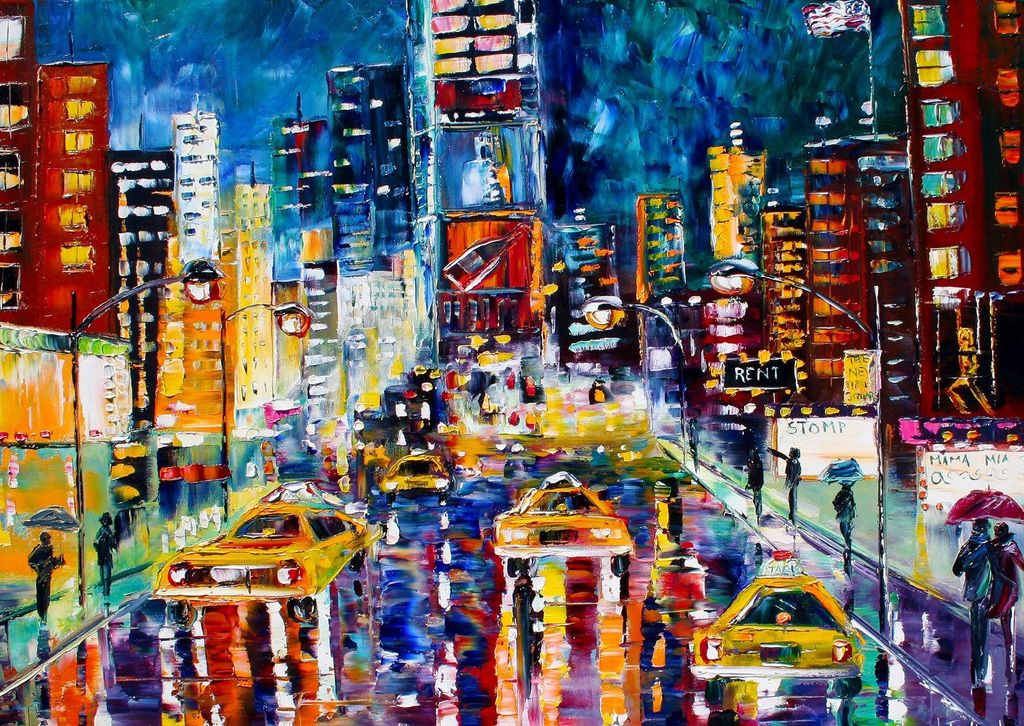 ENJOY Puzzle Lichter von New York 1000 Teile