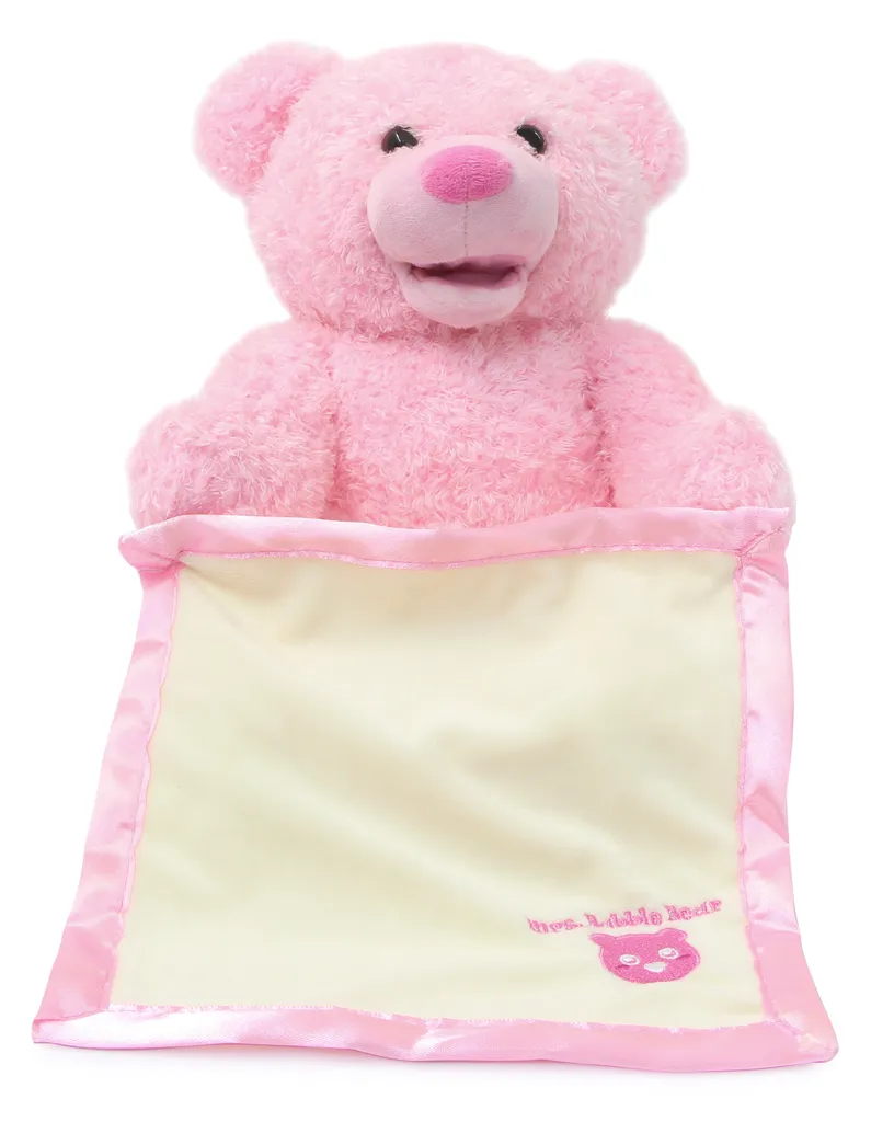 Doudou Interactif Rose Jamara Mr. Babble Bear - Cadeau Éveil Bébé