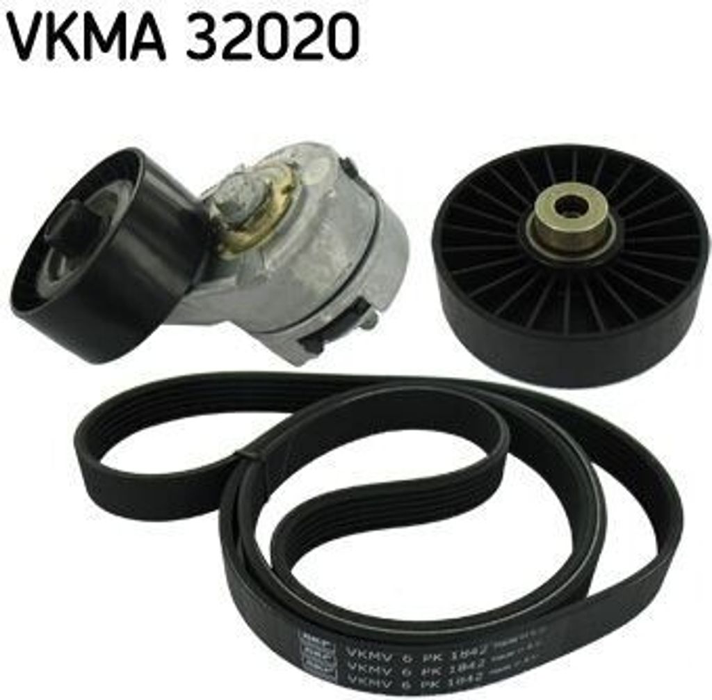 SKF VKMA 32020 Keilrippenriemensatz für FIAT BARCHETTA (183)