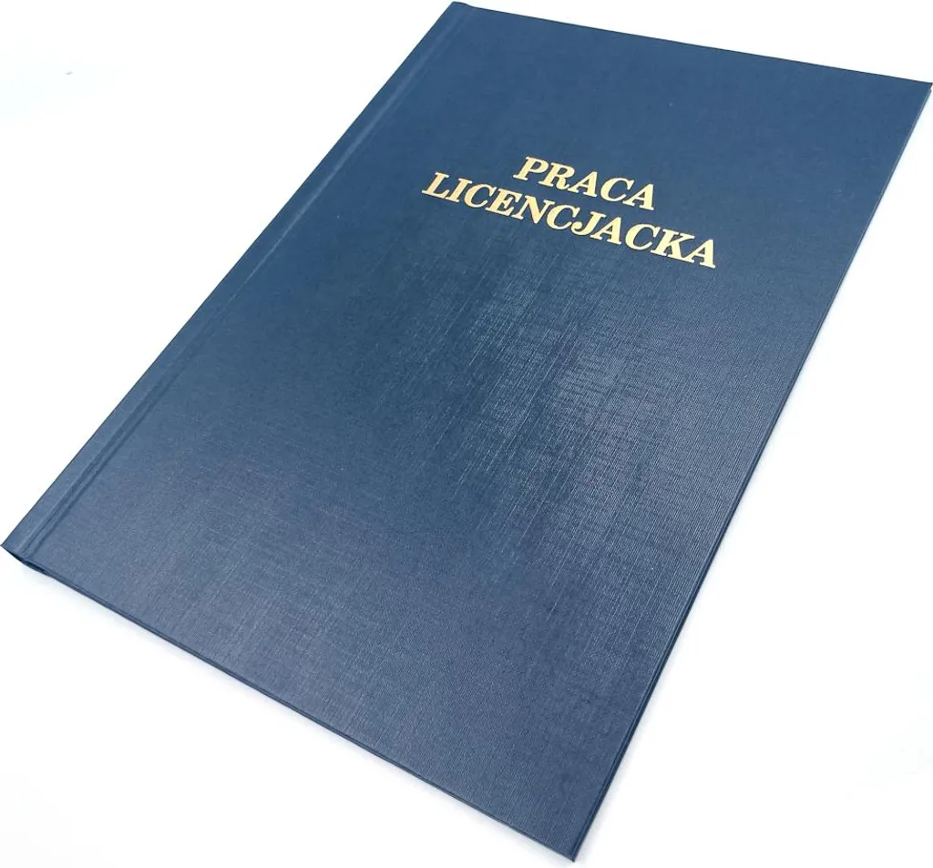 Copertina Rigida Tesi Blu Navy Canal O-Hard A | Incisione Oro Elegante