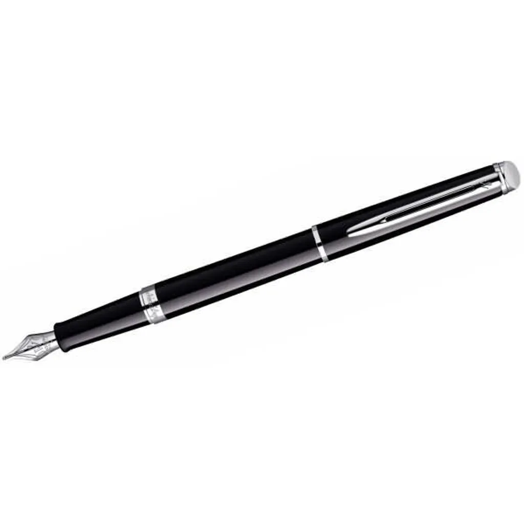 Stylo plume de luxe Waterman Hémisphère M Noir en Écrin Cadeau