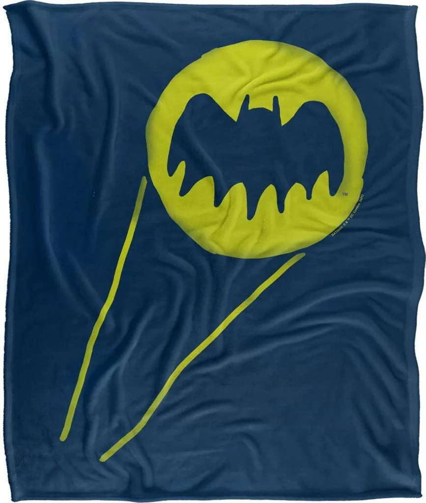 Batman Couverture Bat Signal TV18994 Taille Unique Coloré Plaid Geek