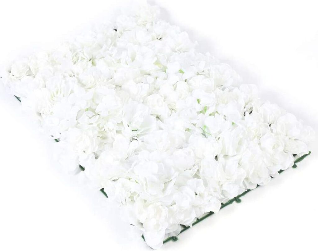 20x Blumenwand Rosenwand DIY Hochzeit Hintergrund Weiß Hochzeit Straße Floral Kunstblumen