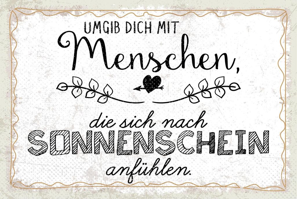 vianmo Holzschild 12x18 cm Menschen, die sich nach Sonnenschein anfühlen