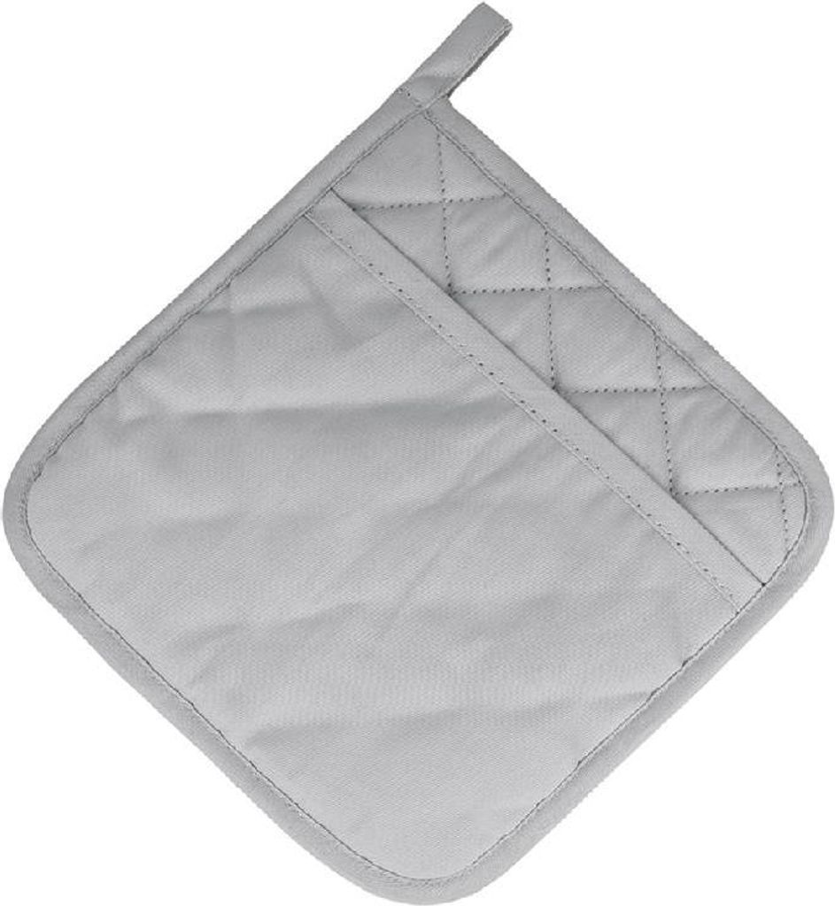 Metaltex Topflappen antislip 22cm, silber-grau Produktbild 