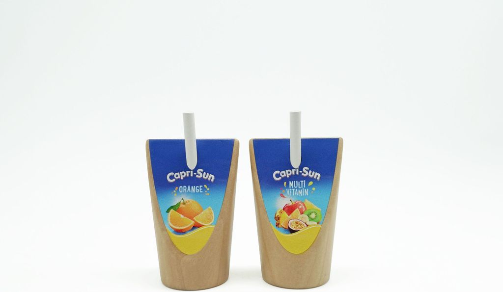 TANNER - Der kleine Kaufmann – Holz-Capri-Sun Multivitamin und Orange 0622.3