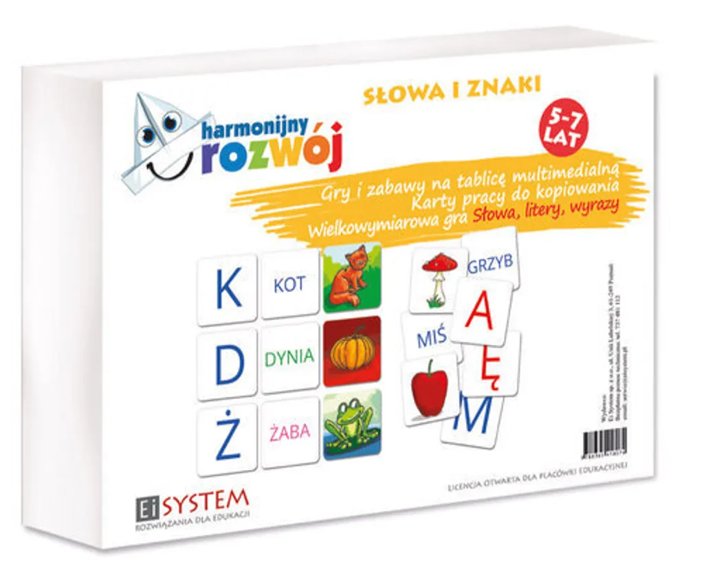 Apprendre à parler et écrire avec Słowa i znaki - Activité préscolaire