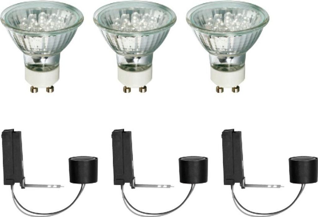 Paulmann 2Easy Einbauleuchten Basis-Set LED 3x1W 230V GU10 51mm