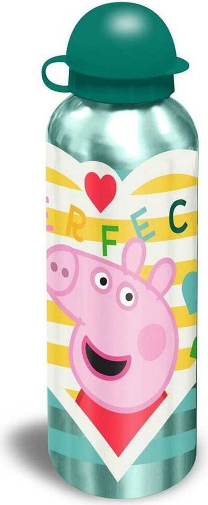 Peppa Wutz Aluminium Trinkflasche 500ml Produktbild 