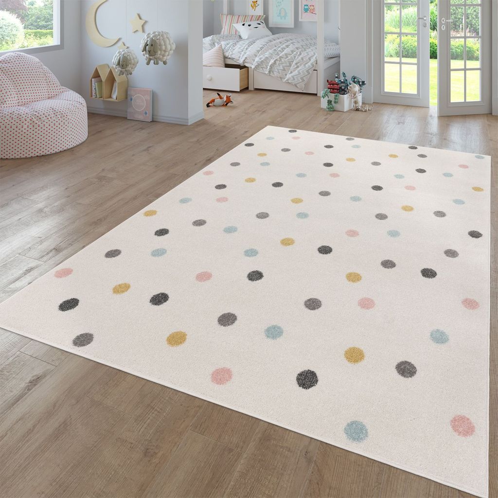 TT Home Teppich Kinderzimmer Kinderzimmerteppich Junge Mädchen Kinderteppich Modern Soft Größe 80x150 cm