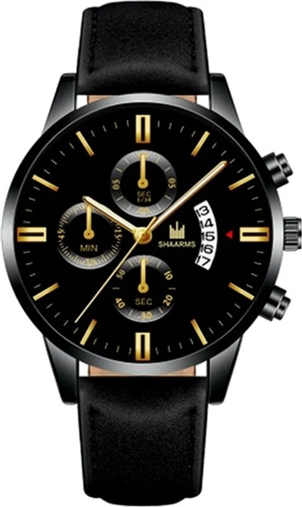 Orologio Ramon Nero Oro 2 KP11600 - Eleganza Maschile e Stile Senza Tempo