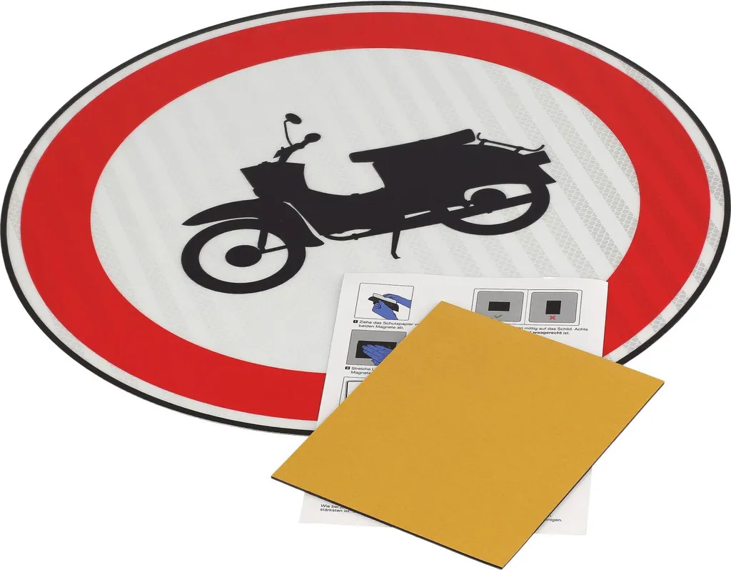 Plaque décorative murale cyclomoteur Schwalbe KR51 style rétro 20x30