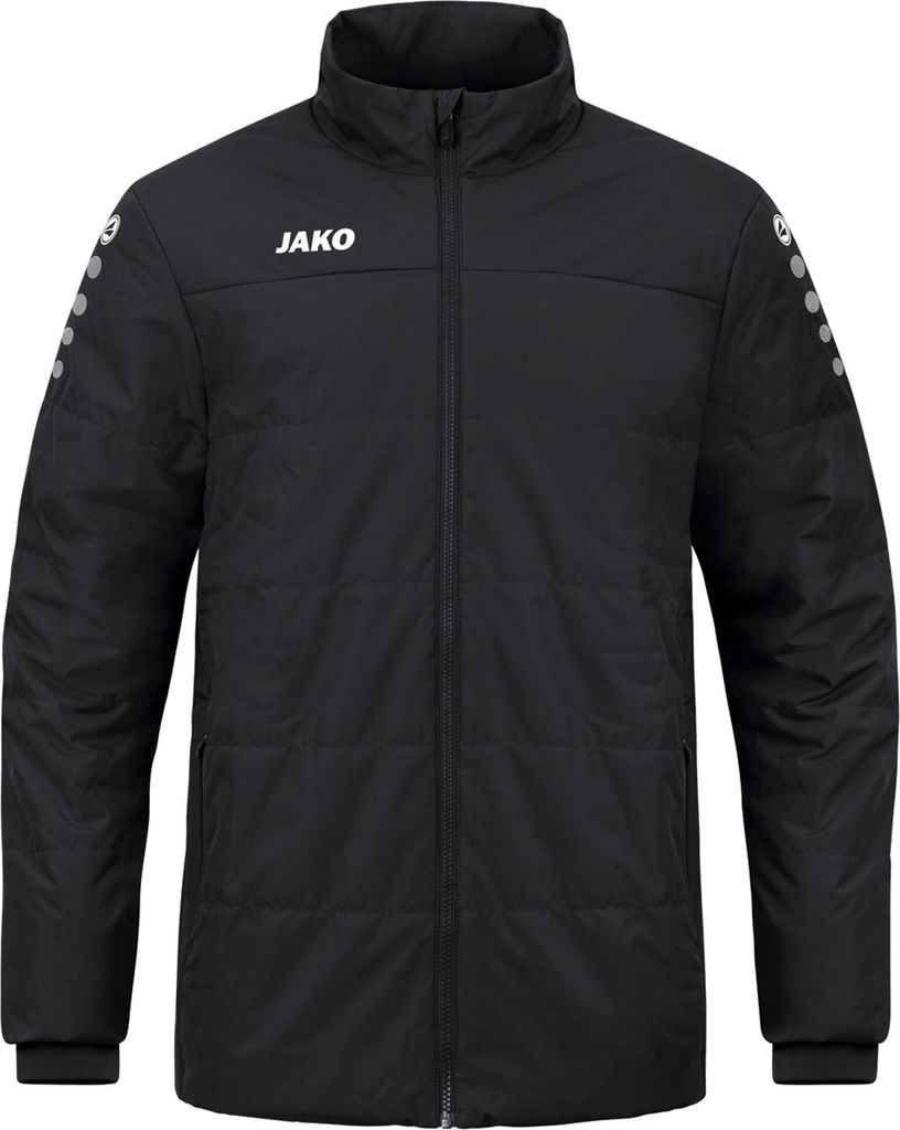 Jako Team Coachjacke Herren - Schwarz | Größe: 4XL