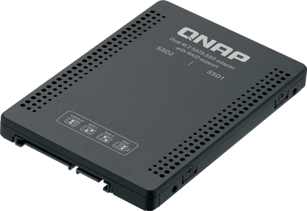 QNAP QDA-A2MAR Adattatore RAID Dual M.2 SATA a 2.5 pollici SATA