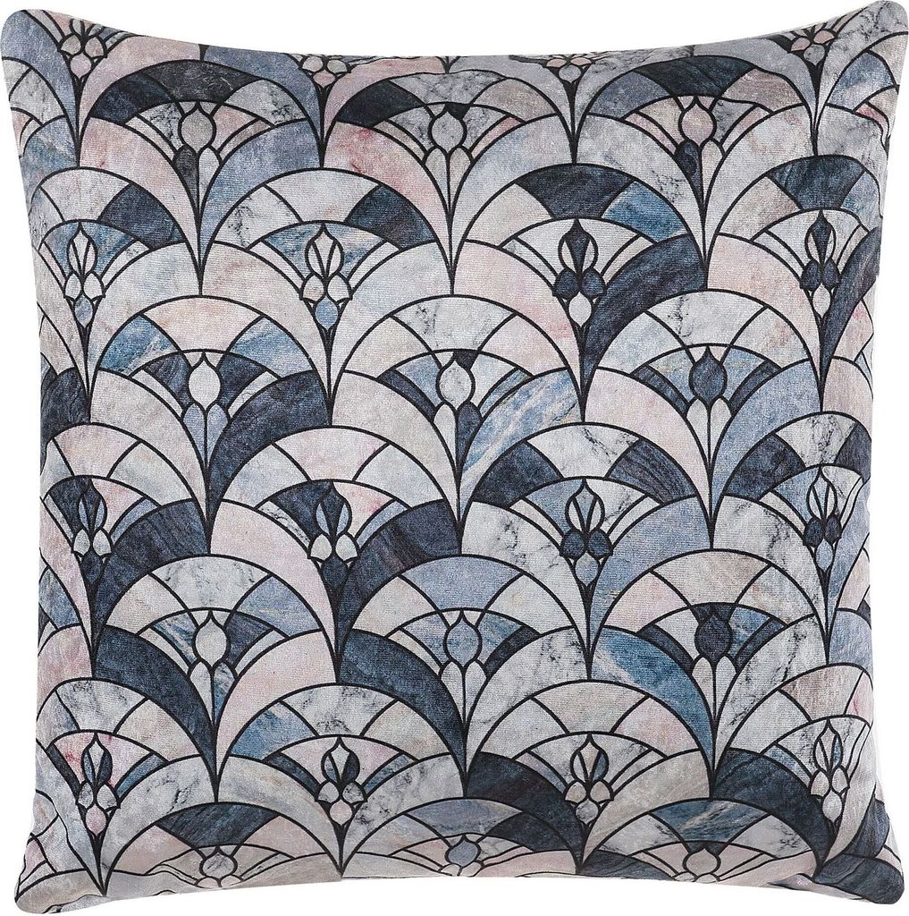BELIANI Dekokissen Bunt Baumwolle/Polsterbezug 45 x 45 cm Wohnzimmer Salon Schlafzimmer