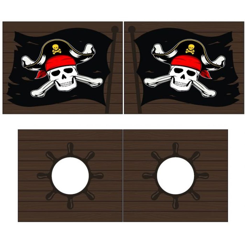 Spielvorhang Caribian Pirates für Pino Mittelhochbetten zum Produktbild 