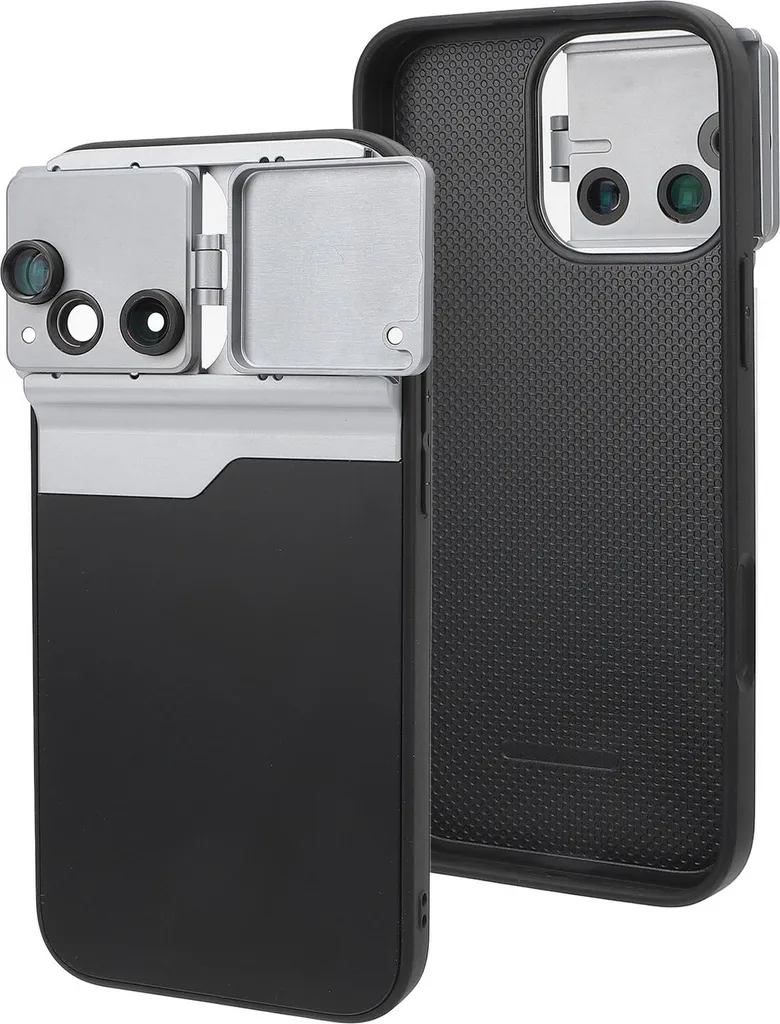 Objectifs photo pour smartphone iPhone 16 Pro Max avec coque de protection - 4