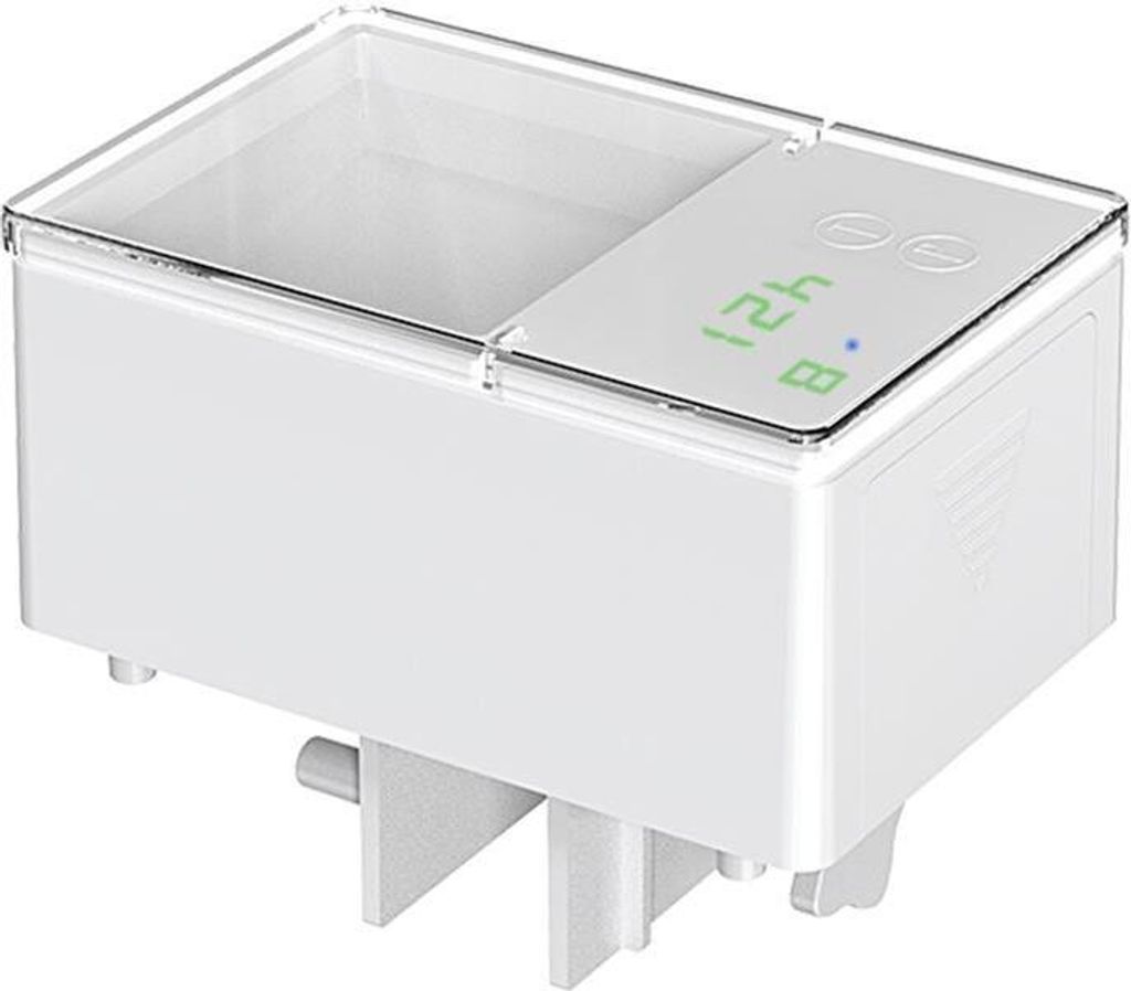Automatischer Fischfuetterer mit Zeitsteuerung und digitaler Anzeige, tragbarer Futterspender 150 ml/500 ml fuer Aquarien, Fischfuetterer fuer unte...