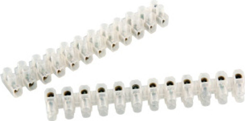 Lüsterklemme, 12-polig, 2,5 mm²/3 A, transparent