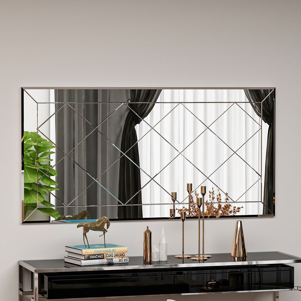 Skye Decor, Pauli - Bianco, Specchio, Bianco, 60 x 2,2 x Immagine del prodotto 