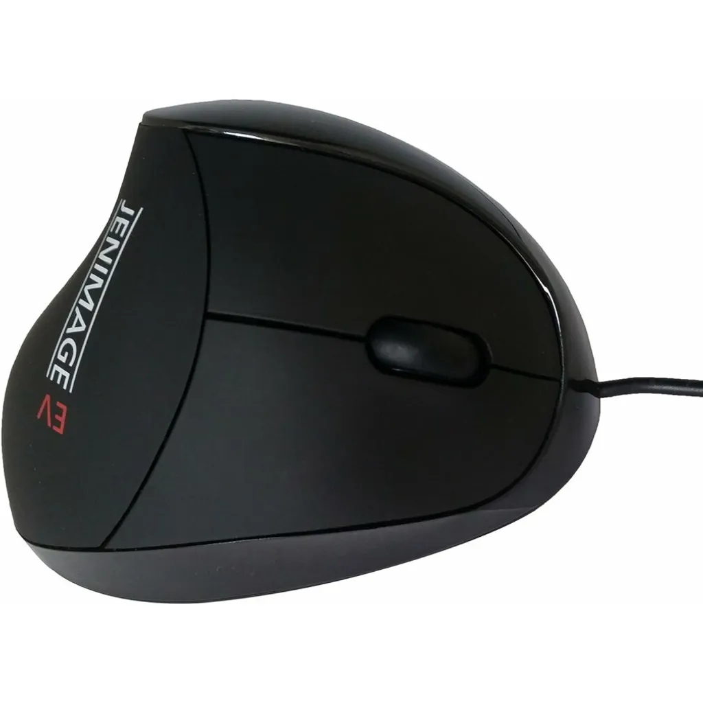 Souris JENIMAGE JI-CS-01 Ergo Vertical R Filaire Noire pour Droitier