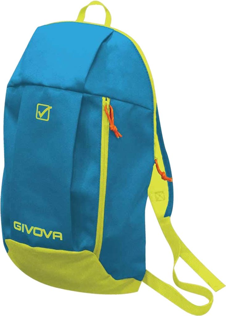 TURCHESE/GIALLO FLUO Einheitsgröße|Givova Zaino Kinder Freizeit Rucksack B046-2419