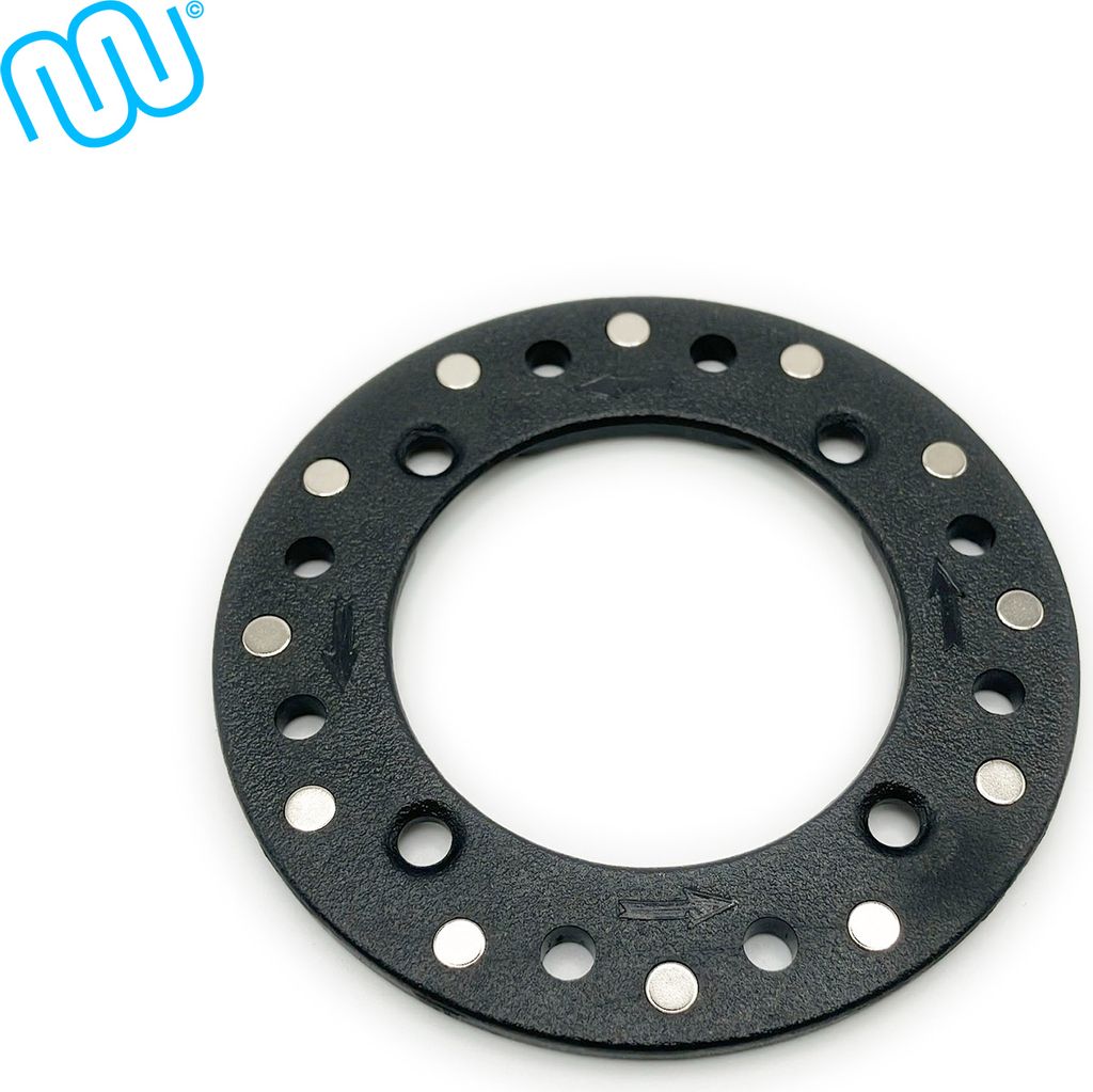 PAS D17 Magnetscheibe Für E-Bike Pedalsensor - 12 Magnete, Für 22T, Mit Adapter