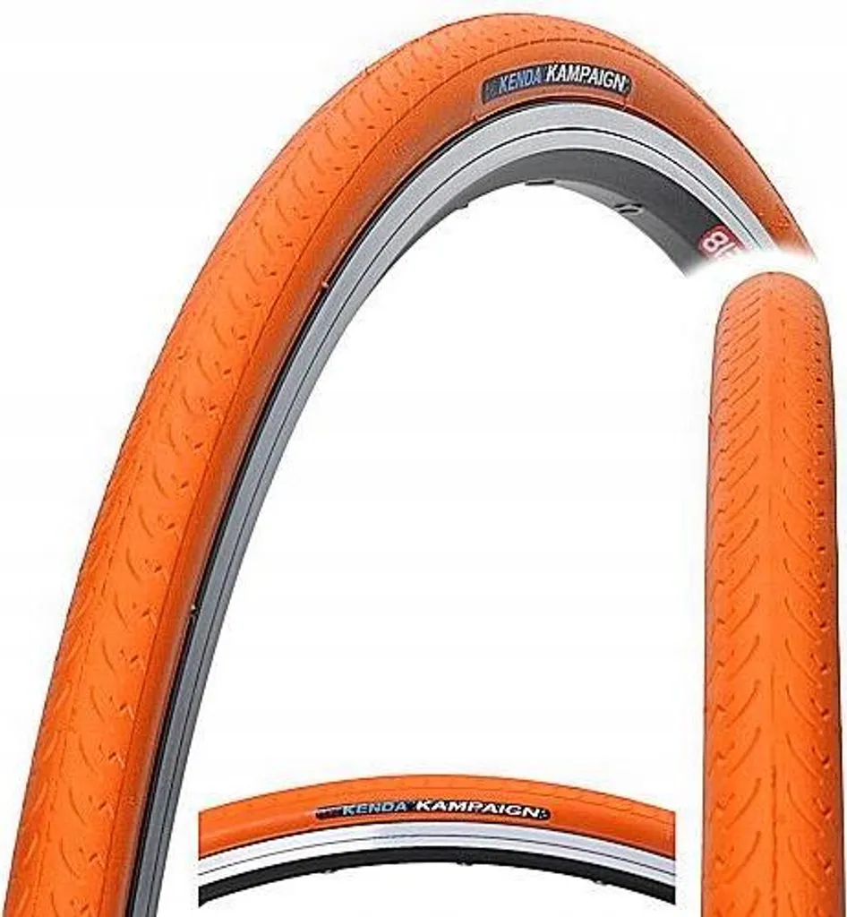 Pneu Kenda 700x23C Kampaign Orange - Fini les Crevaisons sur la Route