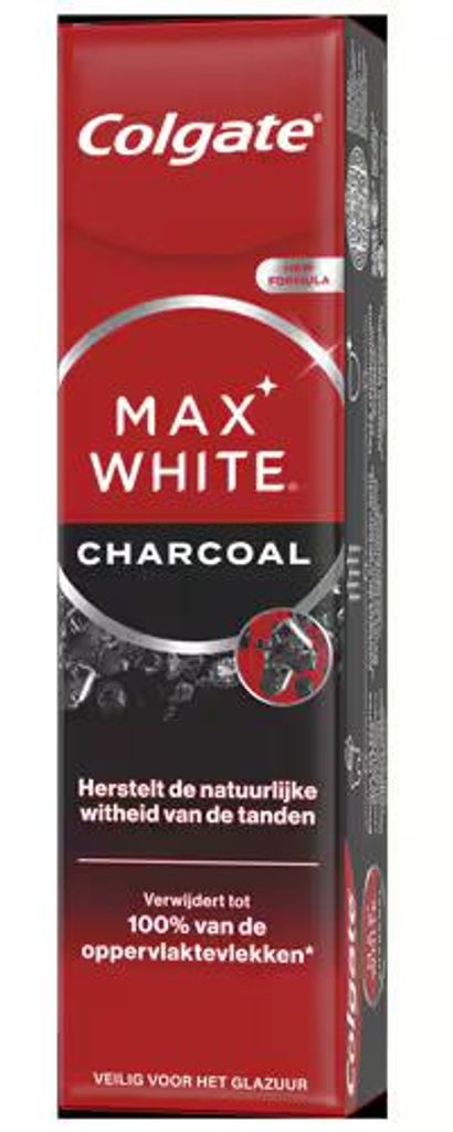 Colgate Tandpasta Max White Charcoal (75 ml) Produktbild 