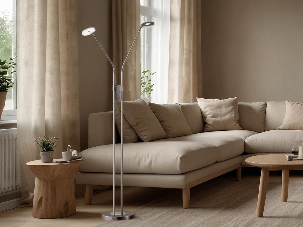 FISCHER & HONSEL Stehleuchte DENT LBH 25x25x150 cm grau Produktbild 