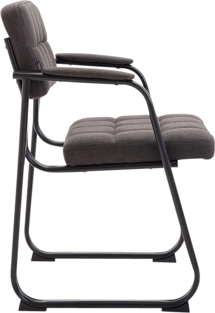 Chaise visiteur Canada B tissu pour réunion : confort longue durée assis - 5