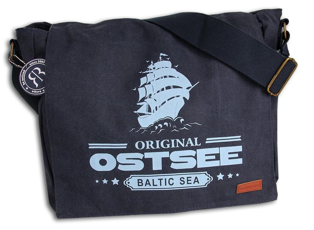 Robin Ruth Coton 100 Sac à bandoulière bleu foncé bleu Image du produit 