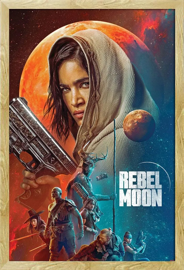 Poster Ufficiale Rebel Moon + Cornice Shinsuke Faggio 61x91,5 cm