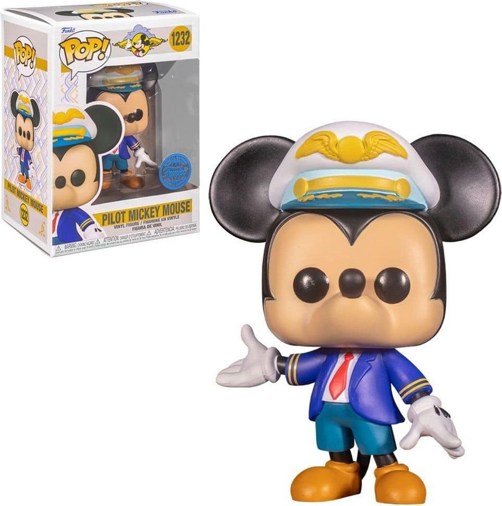 Funko Pop! Disney - Pilot Mickey Mouse #1232 Special Edition Exclusive