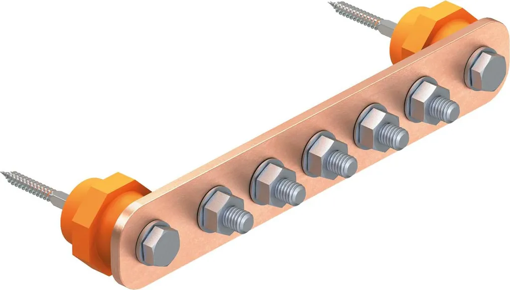 Rail d'équipotentialité OBO BigBar 1802 10 CU avec 10 raccordements